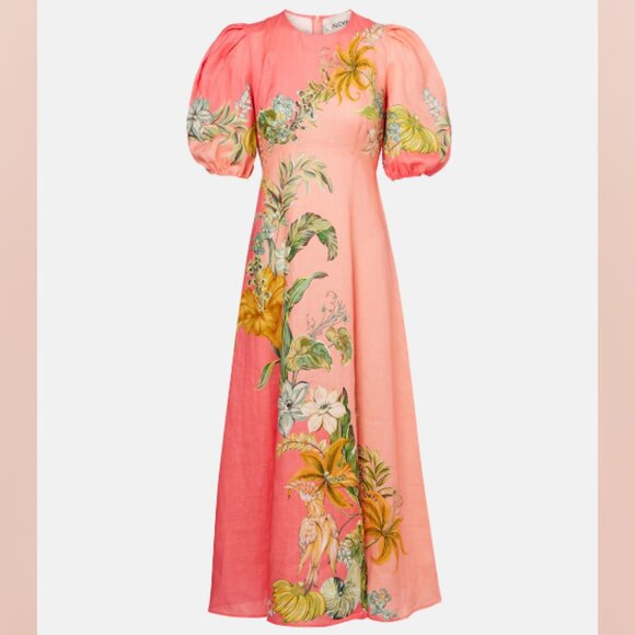 Alemais Anika floral linen maxi dress - Picture 1 of 12